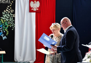 Wręczenie nagród i wyróżnień dla uczniów.