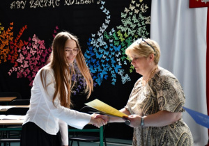 Wręczenie nagród i wyróżnień dla uczniów.